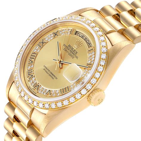 diamond gold Rolex watch price